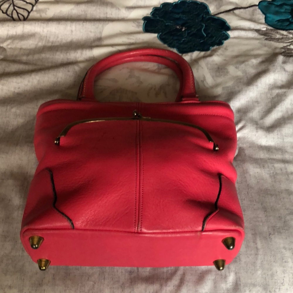 VINTAGE Bonnie Cashin luggage handle hand bag .